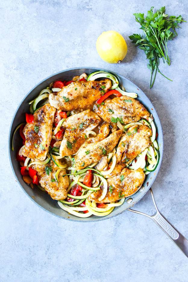 PALEO CAJUN CHICKEN PASTA