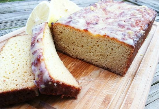 Paleo Lemon Bread with a Lemon Glaze