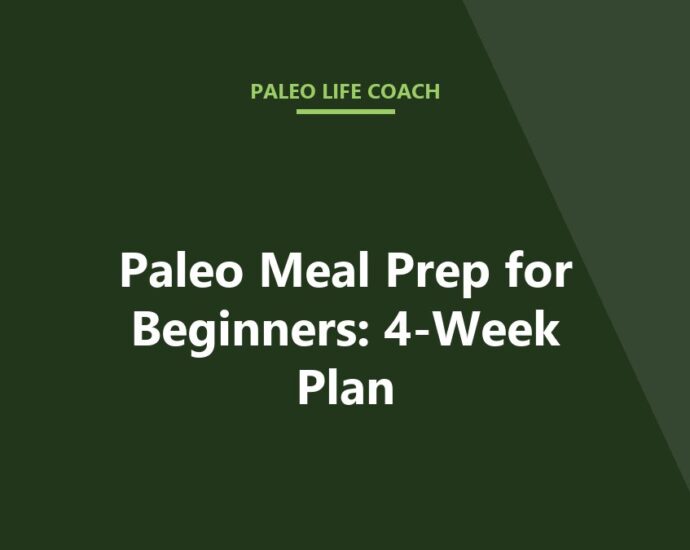 Paleo Meal Prep for Beginners: 4-Week Plan